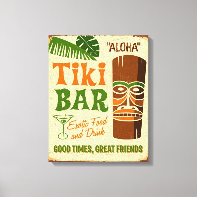 Impressão Em Tela Aloha Poster (Frente)