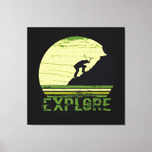 Impressão Em Tela alpinismo