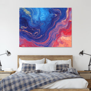 Impressão Em Tela "Alquimia das Correntes" - Um Abstrato Colorido