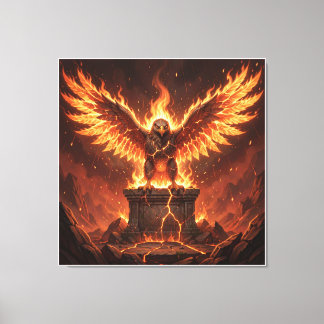 Impressão Em Tela Altar Pelásgico da Águia Flamejante V
