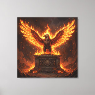 Impressão Em Tela Altar Pelasgo da Águia Flamejante VII