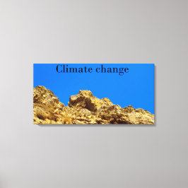 Impressão Em Tela Alterações climáticas cuidam do ambiente