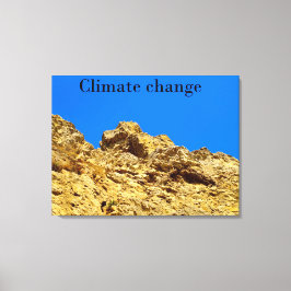 Impressão Em Tela Alterações climáticas cuidam do ambiente