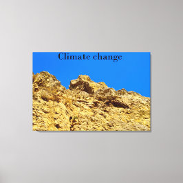 Impressão Em Tela Alterações climáticas cuidam do ambiente