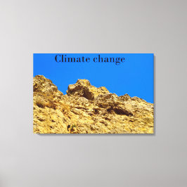 Impressão Em Tela Alterações climáticas cuidam do ambiente