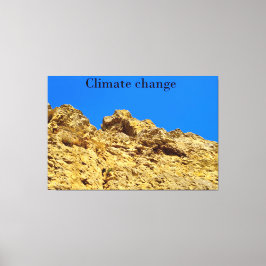 Impressão Em Tela Alterações climáticas cuidam do ambiente