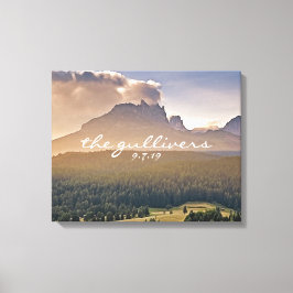 Impressão Em Tela Alternativo Rustic Weds Signature Book