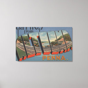 Impressão Em Tela Altoona, Pensilvânia - grandes cenas da letra