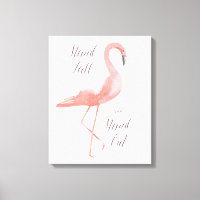 Altura em pé | arte de parede inspiradora flamingo