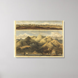 Impressão Em Tela Alturas, montanhas de Scotland