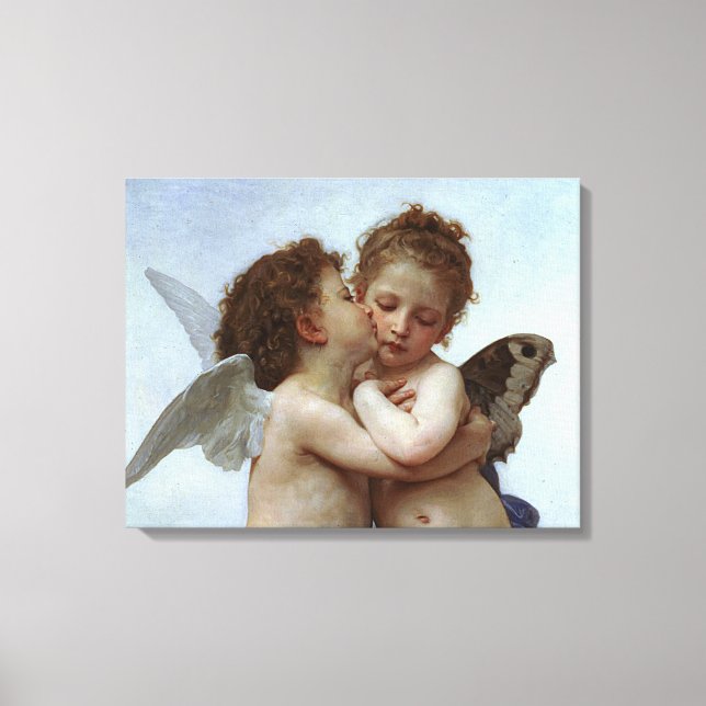 Impressão Em Tela Alunos L'Amour et Psyche de Bouguereau (Cupido) (Frente)