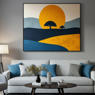 Impressão Em Tela Amanhecer Silencioso