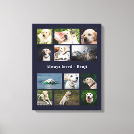 Impressão Em Tela Amante de Cachorros