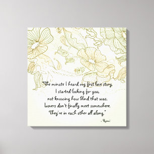 Impressão Em Tela Amantes