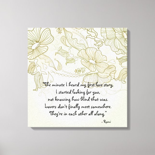 Impressão Em Tela Amantes (Frente)