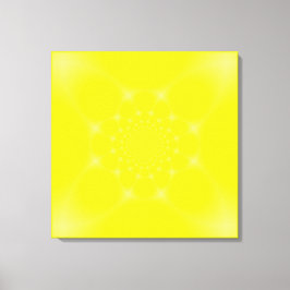 Impressão Em Tela Amarelo Estimulante