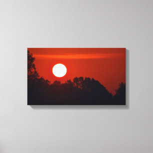 Impressão Em Tela Amber Sunrise