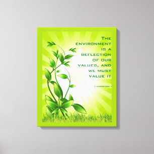 Impressão Em Tela Ambiente do Dia da Terra Natureza Moderna Clima Ve