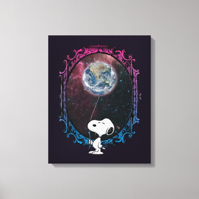 Impressão Em Tela Amendoins | Balão De Esnoopia (Frente)