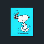 Impressão Em Tela Amendoins | Dança Feliz Snoopy<br><div class="desc">Snoopy é o amoroso bicho de estimação de Charlie Brown na tira cômica Peanuts de Charles M. Schulz. Veja este design de amendoins bonitinho com este cão amável.</div>