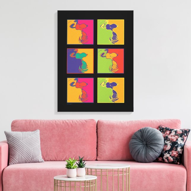 Impressão Em Tela Amendoins | Esnoopia de Pop de Arte Moderna (Insitu(Sala de estar))