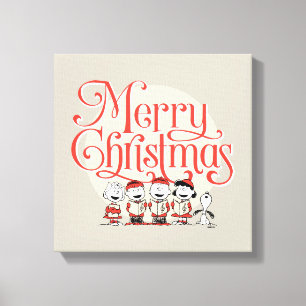 Impressão Em Tela Amendoins Feliz Natal Coro