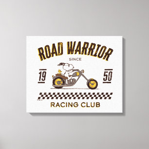 Impressão Em Tela Amendoins Guerreiros Rodoviários Snoopy & Woodst