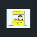 Impressão Em Tela Amendoins | Lucy & the Doctor In<br><div class="desc">A Lucy é a rapariga magricela,  mandão e opinada que aborrece a maioria dos outros personagens da banda desenhada,  particularmente o Linus e o Charlie Brown. Veja este design de amendoins bonitinho com Lucy e seu ponto de orientação.</div>