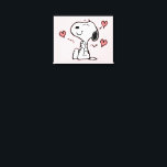 Impressão Em Tela Amendoins | Snoopy Hearts<br><div class="desc">Veja este design de amendoins divertido com Snoopy.</div>