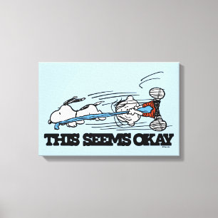 Impressão Em Tela Amendoins Snoopy & Linus