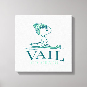 Impressão Em Tela Amendoins Snoopy Vail Colorado