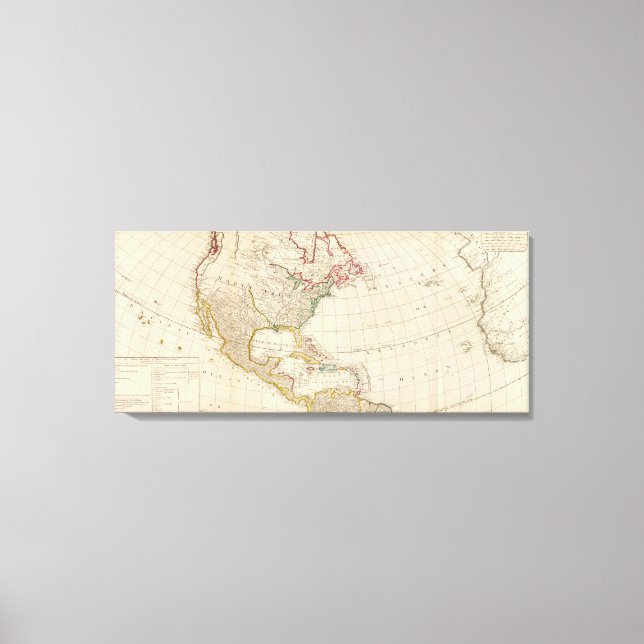 Impressão Em Tela América do Norte (Frente)