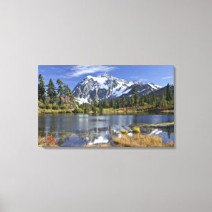 Impressão Em Tela América do Norte, Washington, Cascades. Mt. Shuksa