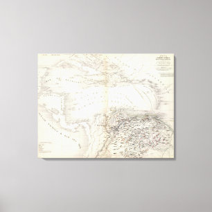 Impressão Em Tela Ámérica do Sul, Índias Ocidentais