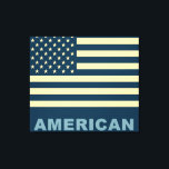 Impressão Em Tela American Flag Pop Art 5°<br><div class="desc">American Flag Pop Art. Design está disponível em outros produtos.</div>