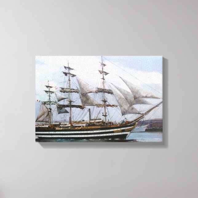 Impressão Em Tela Amerigo Vespucci (Frente)