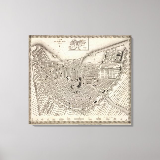 Impressão Em Tela Amesterdã (Frente)