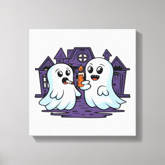 Impressão Em Tela Amigos Assustadores Camiseta Clássica Um Terror de