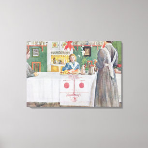 Impressão Em Tela Amigos da cidade - cena da sala de jantar, bar. em