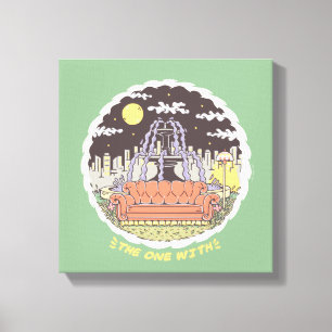 Impressão Em Tela AMIGOS™ Fonte dos desenhos animados