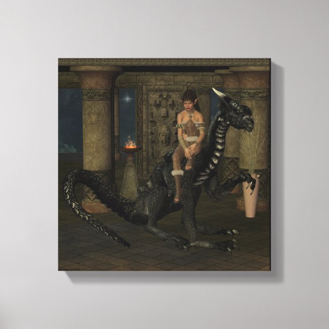 Impressão Em Tela Amigos sem asa (Frente)