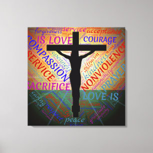 Impressão Em Tela Amor