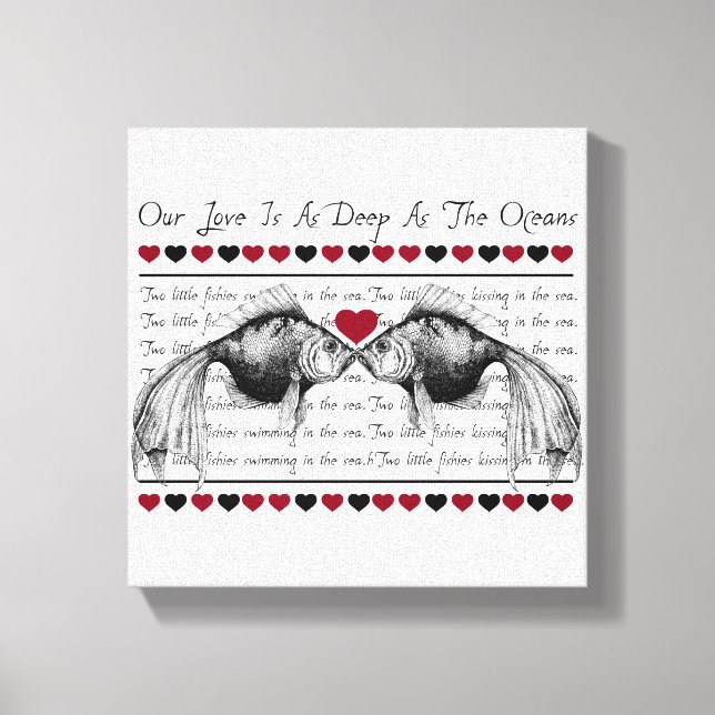 Impressão Em Tela Amor (Frente)