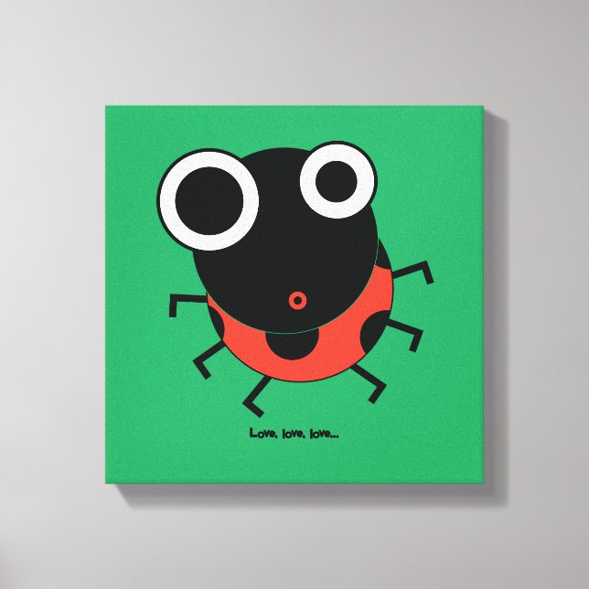 Impressão Em Tela Amor, amor, amor por Michele Moses (Frente)