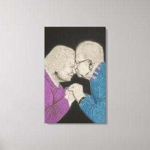 Impressão Em Tela Amor Atemporal