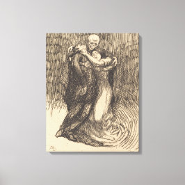 Impressão Em Tela Amor Consagrado (por Paul-Albert Besnard)