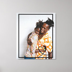 Impressão Em Tela Amor coração personalizado foto personalizada feit