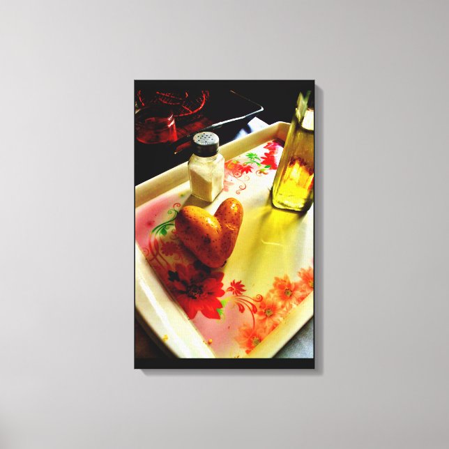 Impressão Em Tela Amor de Batata (Frente)