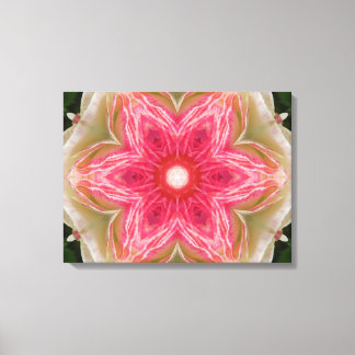 Impressão Em Tela Amor de Dentro da Flor Mandala