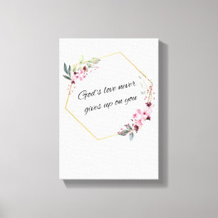 Impressão Em Tela Amor de Deus